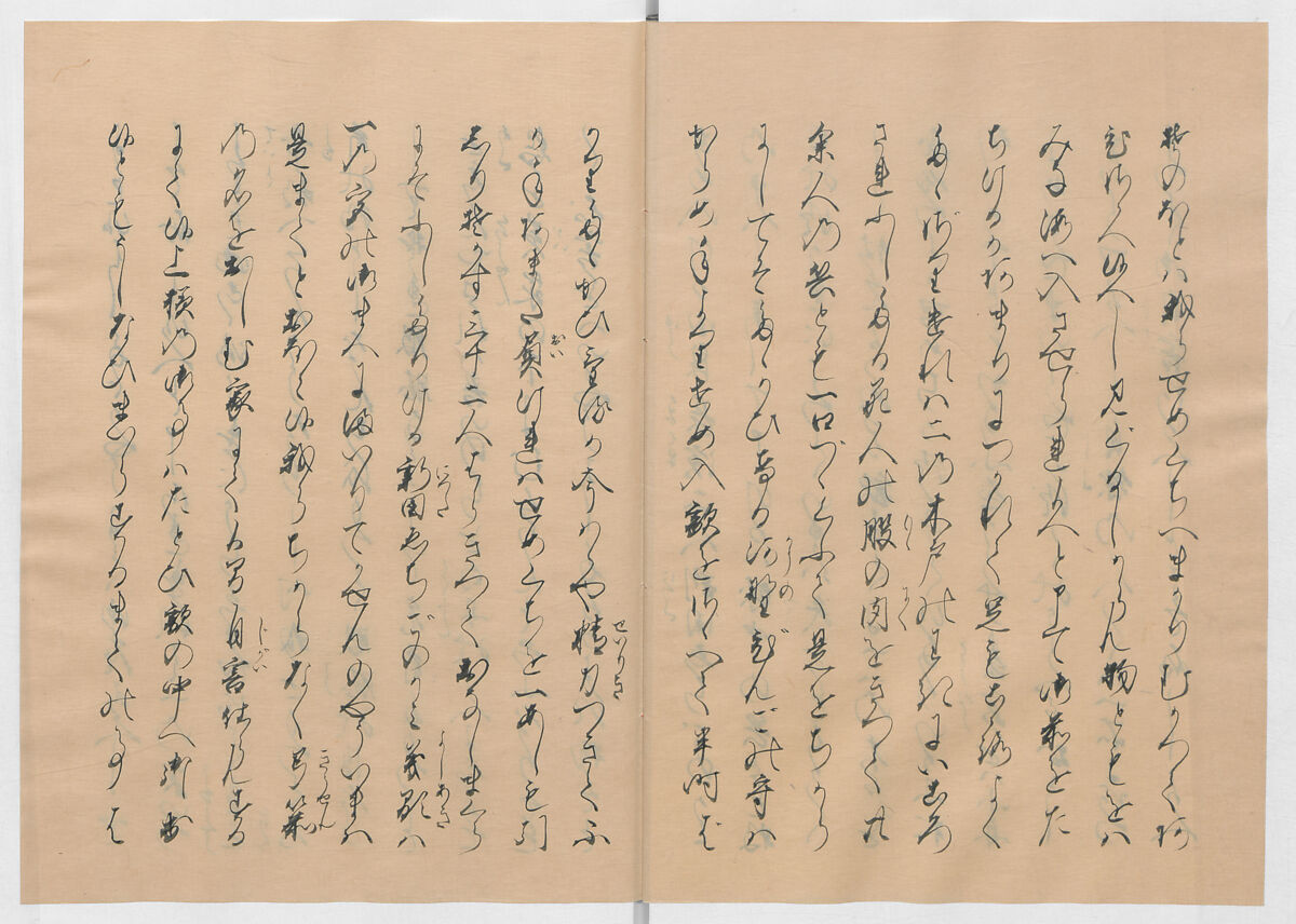 Manuscript Version of “The Chronicle of Great Peace”, Forty-one volumes of books; ink on paper, Japan
