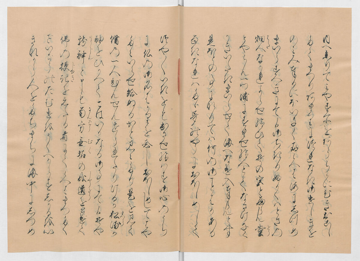 Manuscript Version of “The Chronicle of Great Peace”, Forty-one volumes of books; ink on paper, Japan