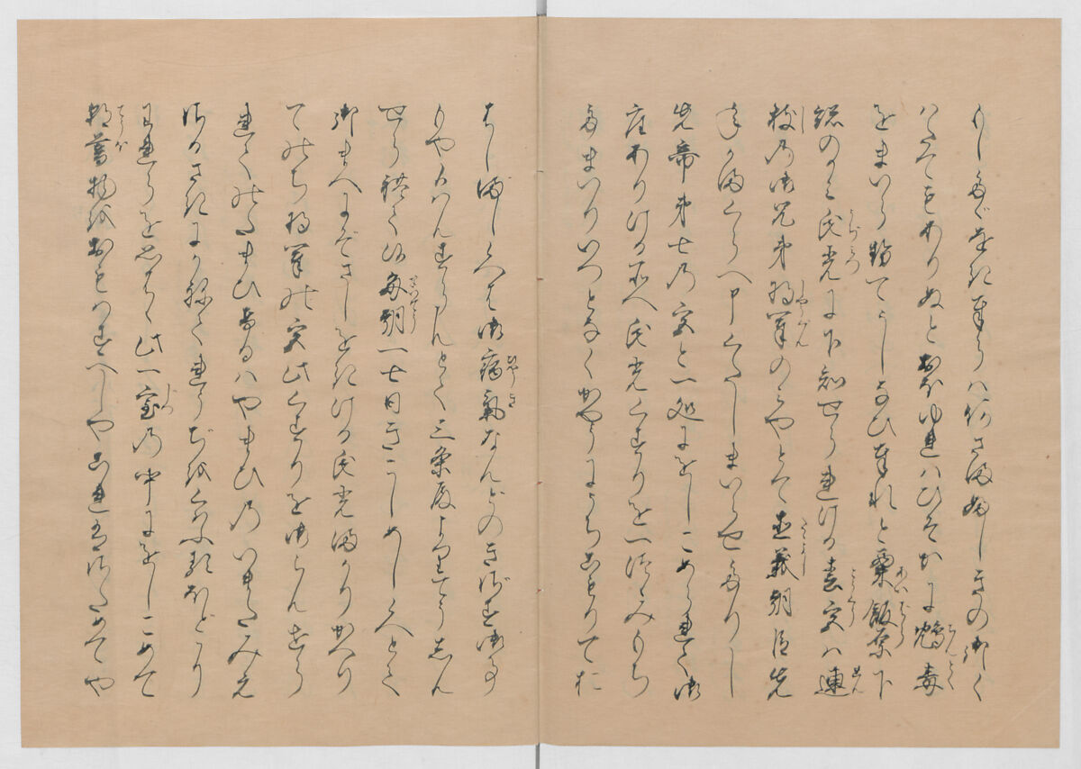 Manuscript Version of “The Chronicle of Great Peace”, Forty-one volumes of books; ink on paper, Japan