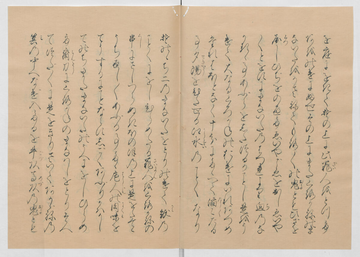 Manuscript Version of “The Chronicle of Great Peace”, Forty-one volumes of books; ink on paper, Japan
