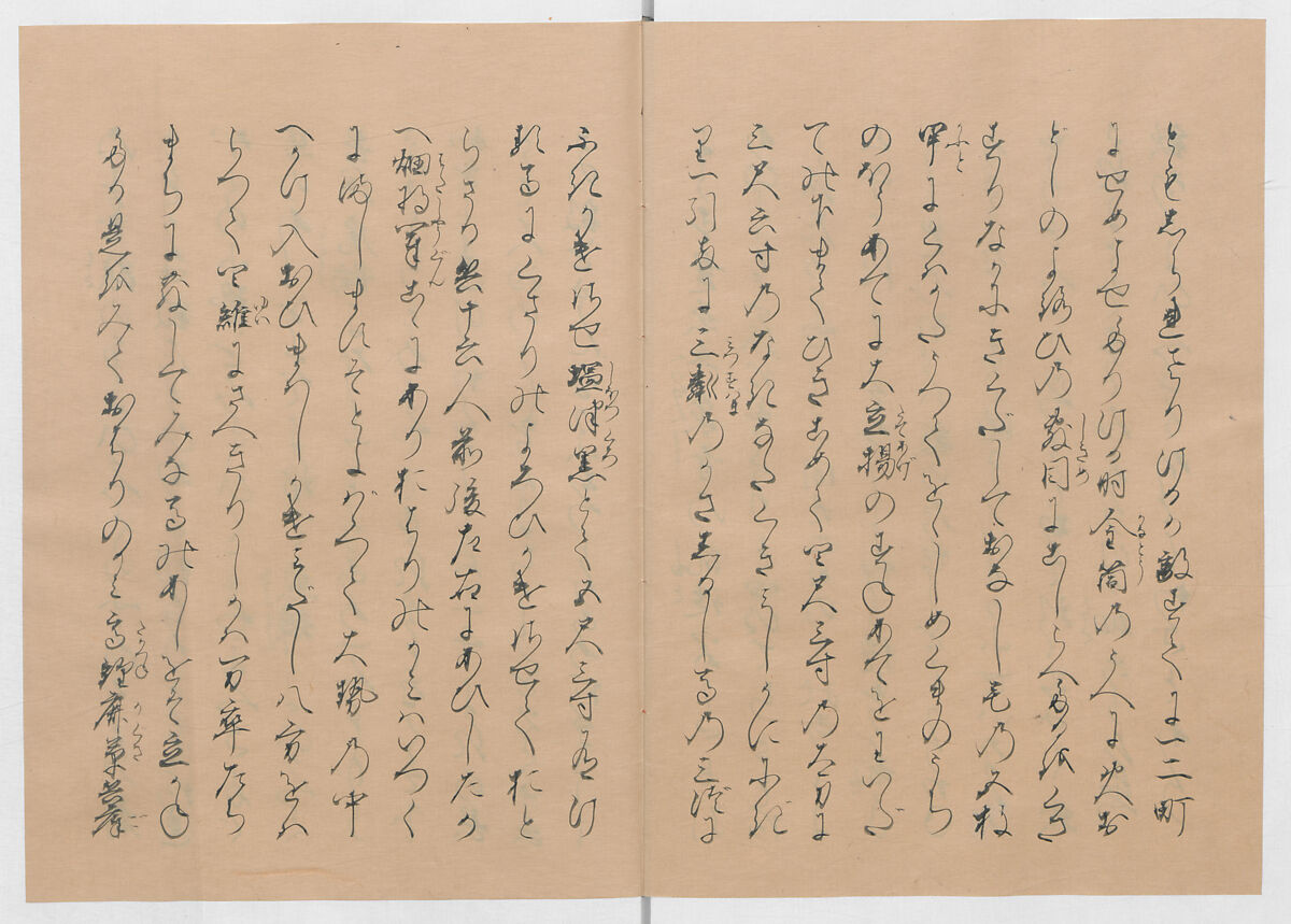 Manuscript Version of “The Chronicle of Great Peace”, Forty-one volumes of books; ink on paper, Japan