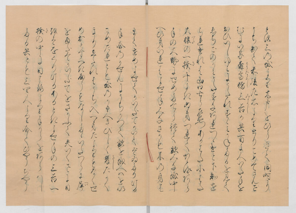 Manuscript Version of “The Chronicle of Great Peace”, Forty-one volumes of books; ink on paper, Japan