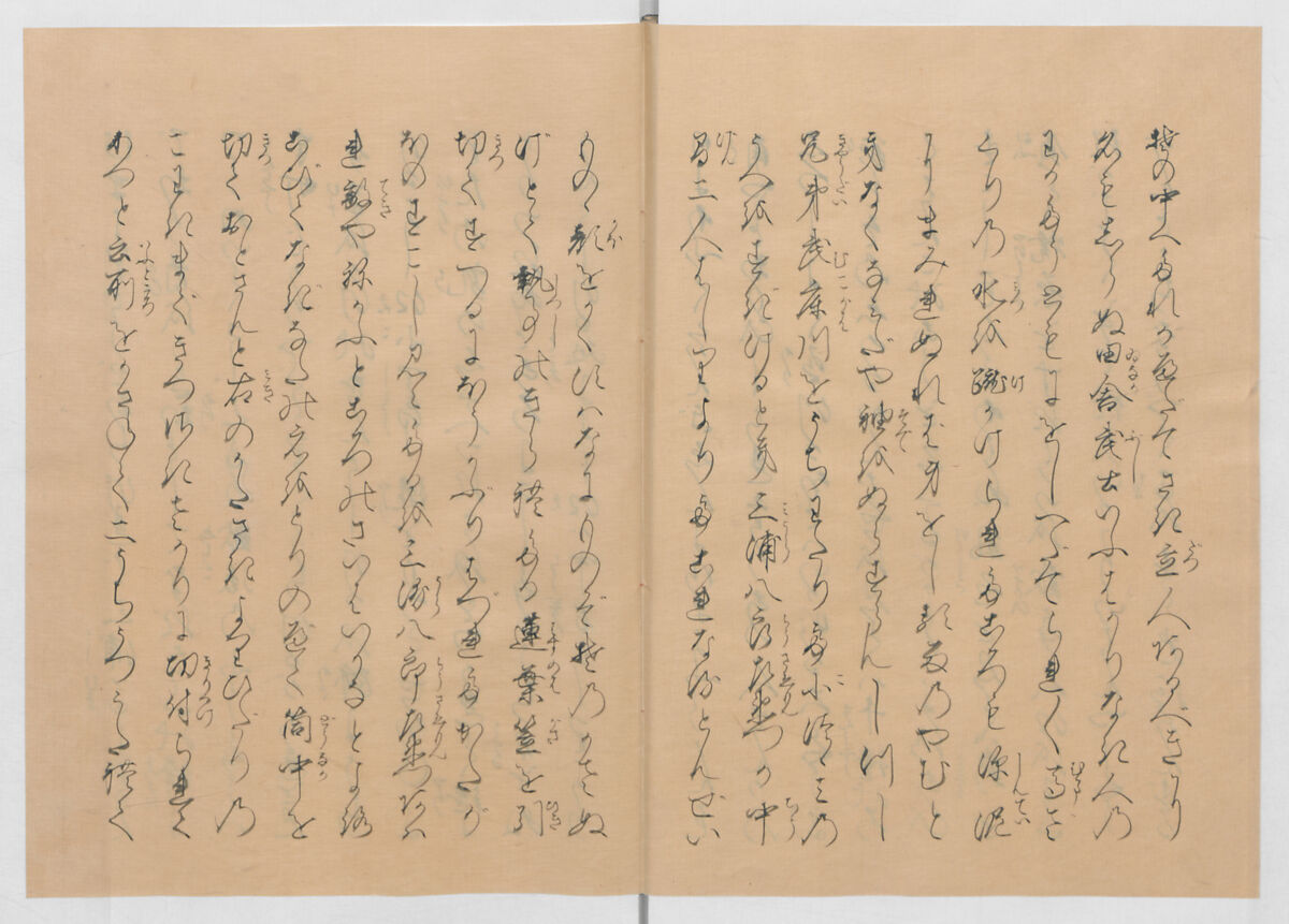 Manuscript Version of “The Chronicle of Great Peace”, Forty-one volumes of books; ink on paper, Japan