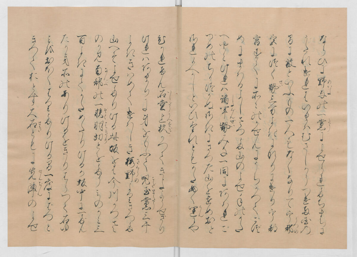 Manuscript Version of “The Chronicle of Great Peace”, Forty-one volumes of books; ink on paper, Japan