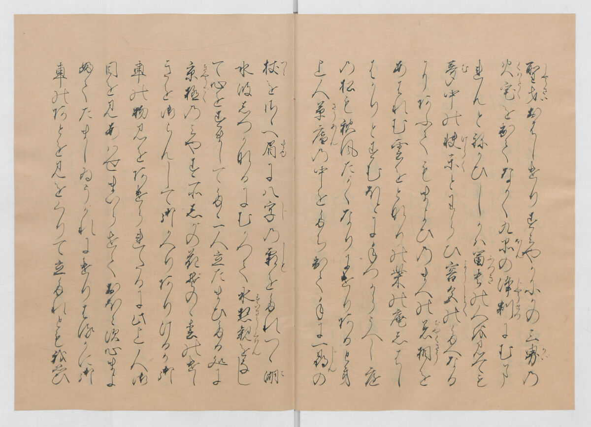 Manuscript Version of “The Chronicle of Great Peace”, Forty-one volumes of books; ink on paper, Japan