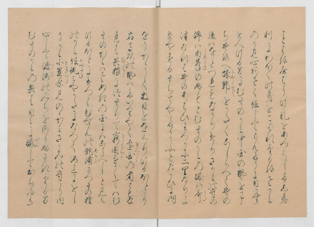 Manuscript Version of “The Chronicle of Great Peace”, Forty-one volumes of books; ink on paper, Japan