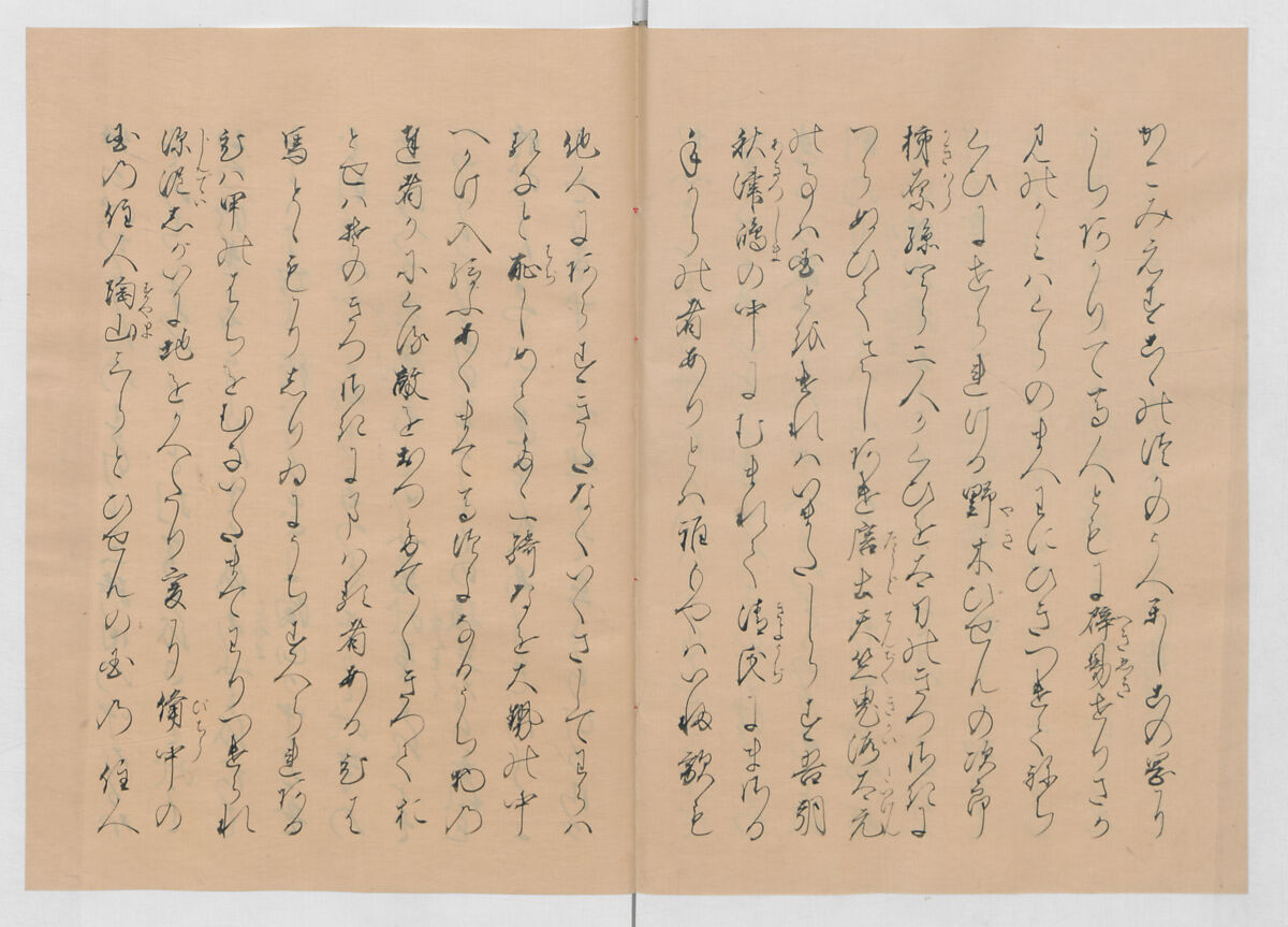 Manuscript Version of “The Chronicle of Great Peace”, Forty-one volumes of books; ink on paper, Japan