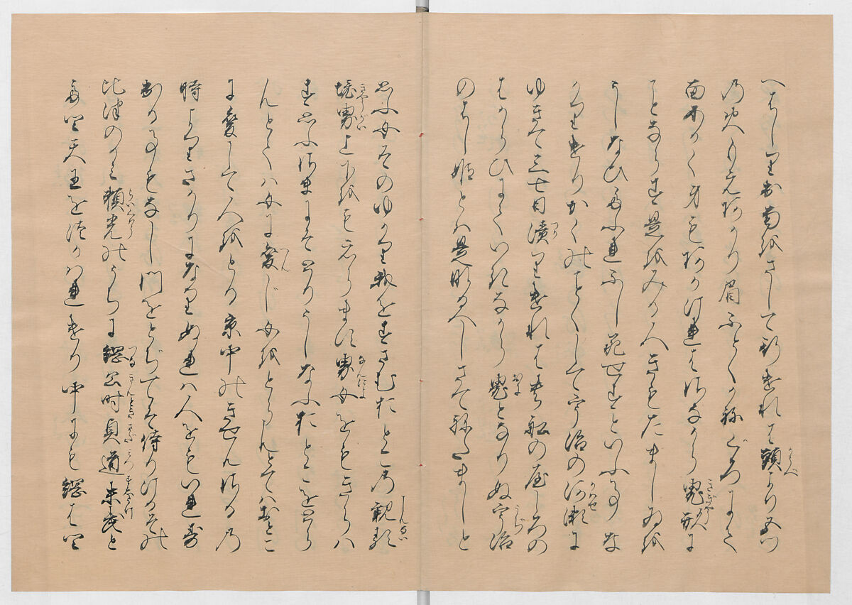 Manuscript Version of “The Chronicle of Great Peace”, Forty-one volumes of books; ink on paper, Japan