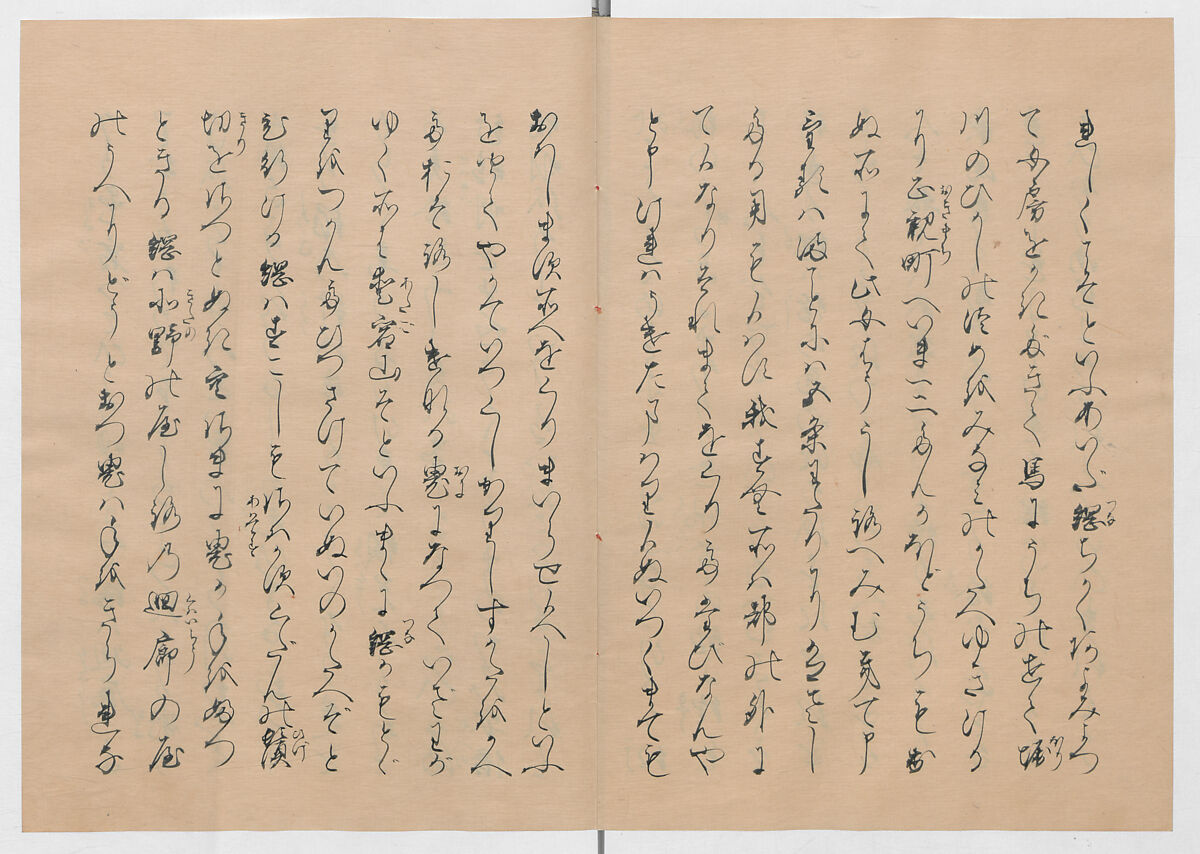 Manuscript Version of “The Chronicle of Great Peace”, Forty-one volumes of books; ink on paper, Japan