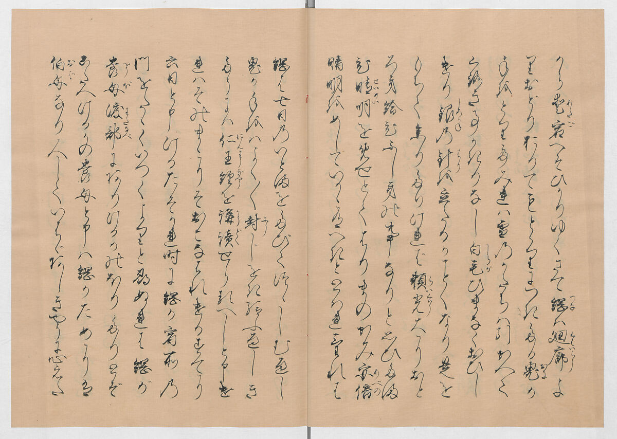 Manuscript Version of “The Chronicle of Great Peace”, Forty-one volumes of books; ink on paper, Japan