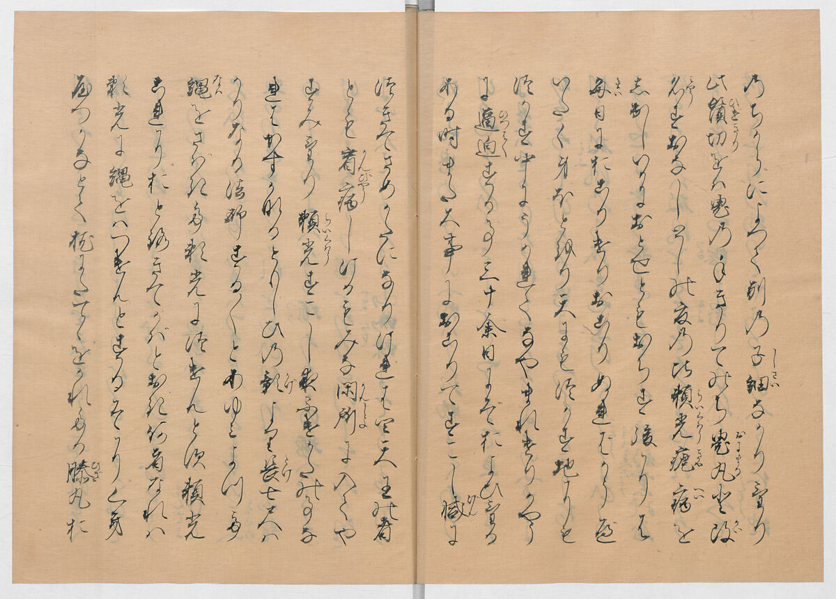 Manuscript Version of “The Chronicle of Great Peace”, Forty-one volumes of books; ink on paper, Japan
