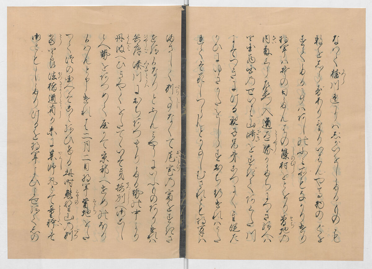 Manuscript Version of “The Chronicle of Great Peace”, Forty-one volumes of books; ink on paper, Japan