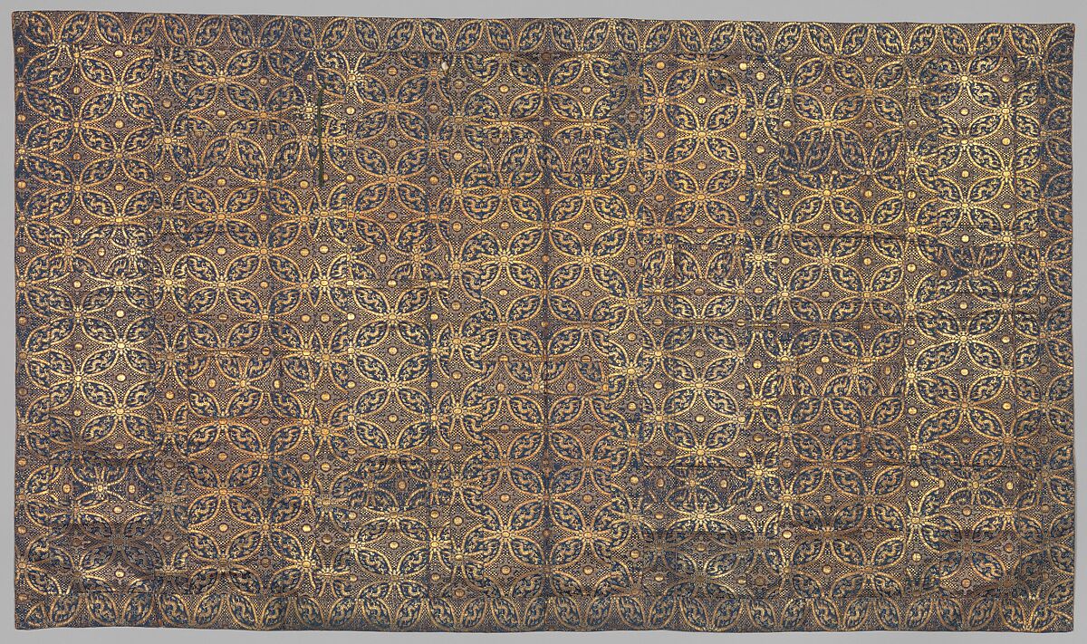 Buddhist Vestment (Kesa), Silk, metallic thread, Japan 