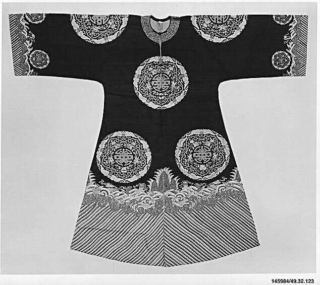Ceremonial Coat, Silk, metallic thread, China 