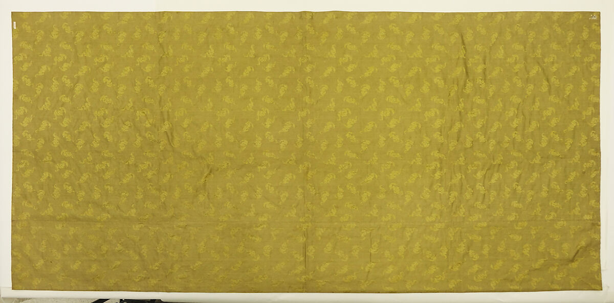 Furniture Cover, Silk embroidery on silk satin, China