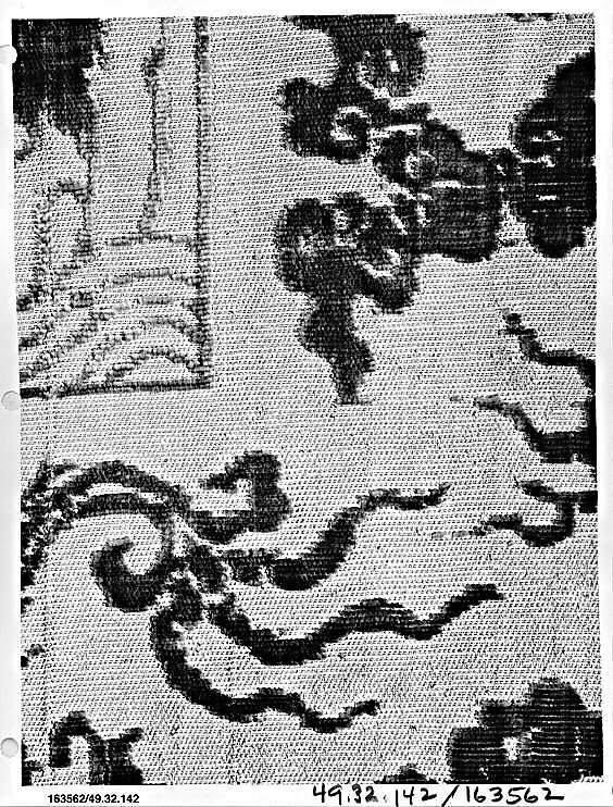 Chair Strip, Silk, metallic thread , China