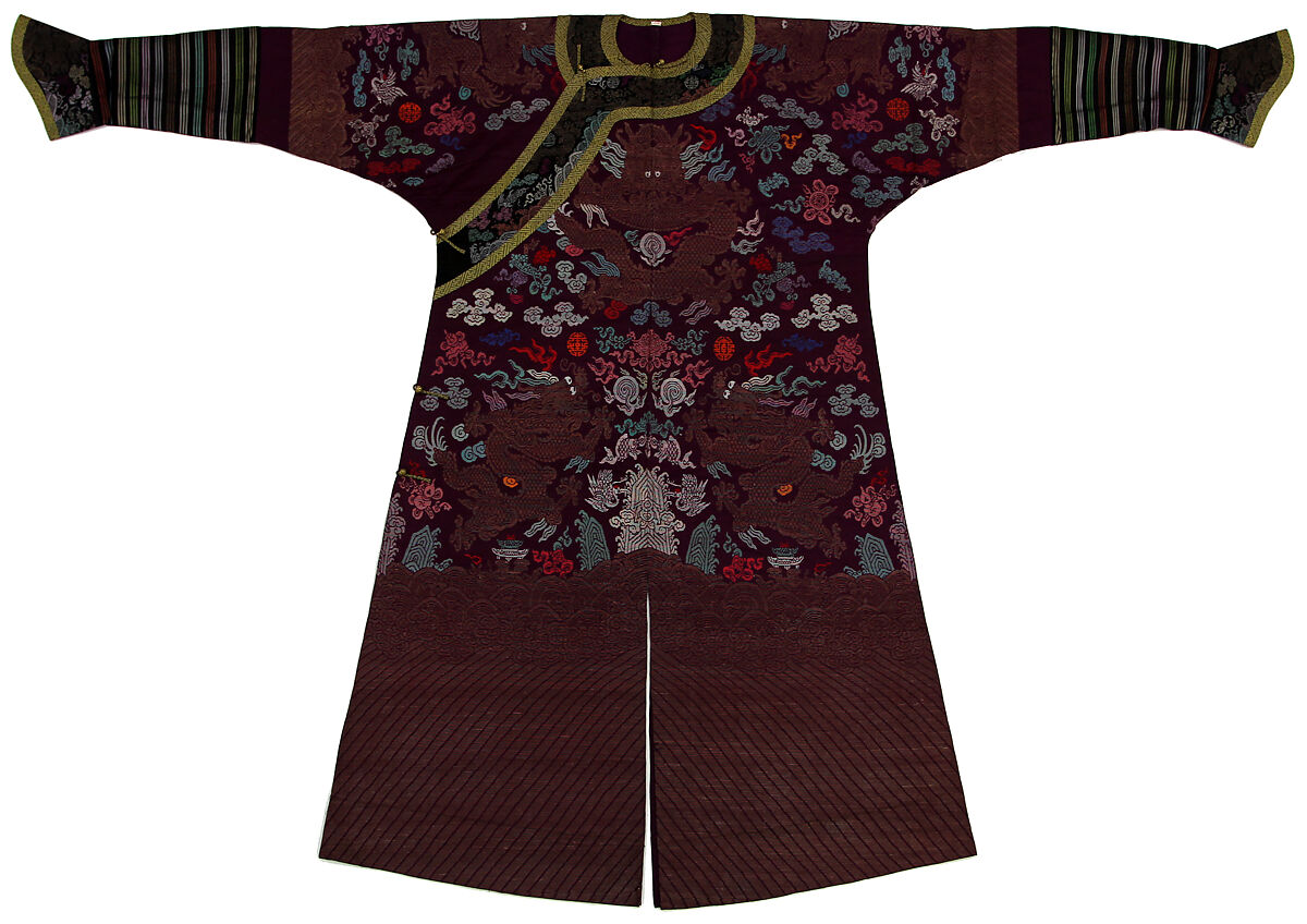 Imperial Court Robe, Silk, metallic thread, China 