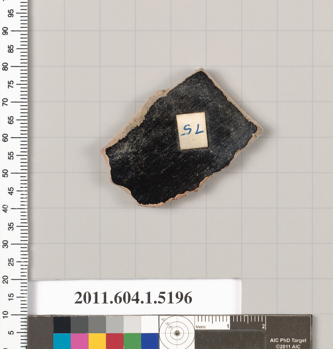Terracotta fragment of a kylix (drinking cup), Terracotta, Greek, Attic