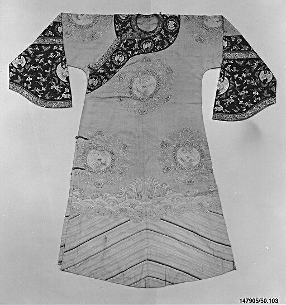 Robe, Birthday or Ceremonial, Silk, China 