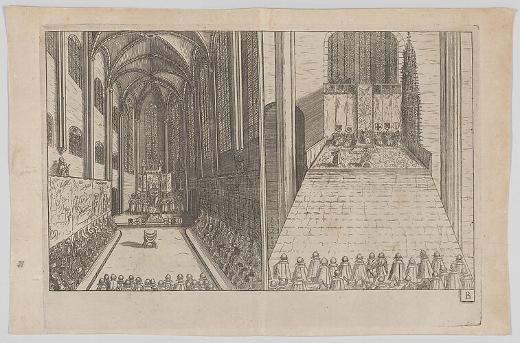 Plate B: Election and Coronation of Emperor Maximilian II