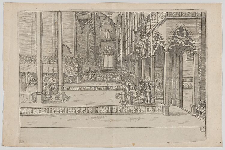 Plate C: Election and Coronation of Emperor Maximilian II