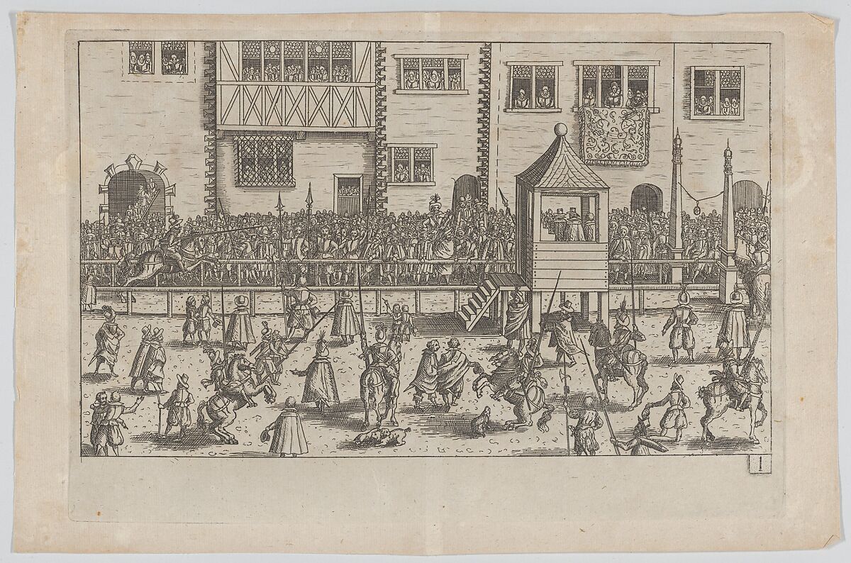 Plate I: Election and Coronation of Emperor Maximilian II, Anonymous, German, 17th century, Etching 