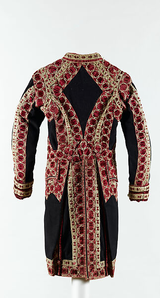 Coat (justaucorps) from the Grand Livery of the Royal Household, Wool with silk and linen trim, French 