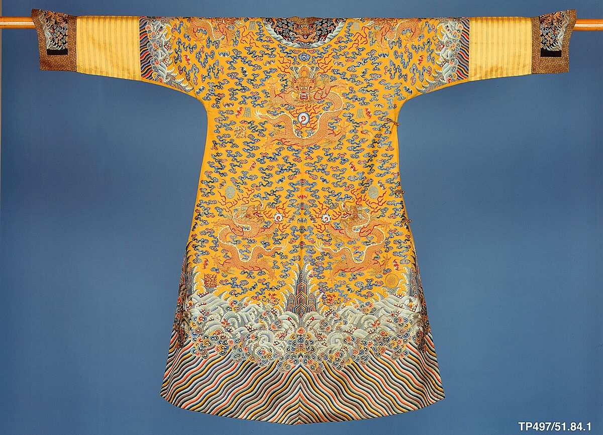 Emperor's Twelve-Symbol Robe, Silk, China