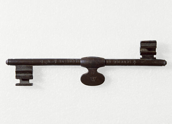Master Key (passe-partout), Wrought iron, French 