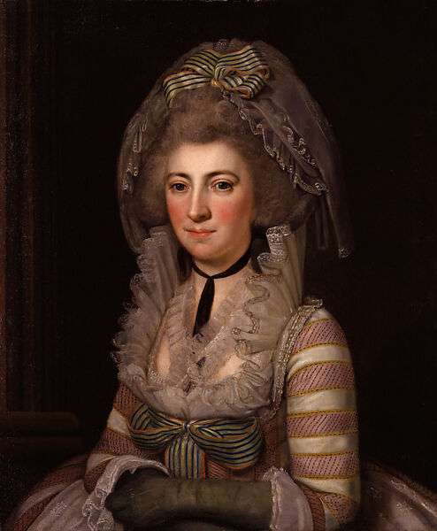 Hester Lynch Piozzi (née Salusbury, later Mrs. Thrale), Oil on canvas, Italian 