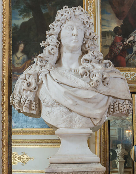 Louis XIV, Antoine Coysevox (French, Lyons 1640–1724 Paris), Marble 