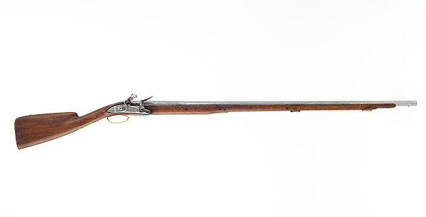 Musket, Manufacture d&#39;armes de Saint-Étienne (French, 1764–2001), Steel, wood, and brass, French 