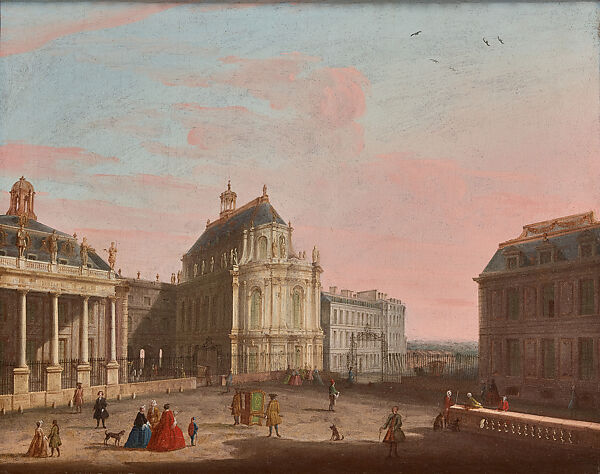 Exterior View of the Royal Chapel, Pietro Bellotti (Italian, 1725–after 1800), Oil on canvas 