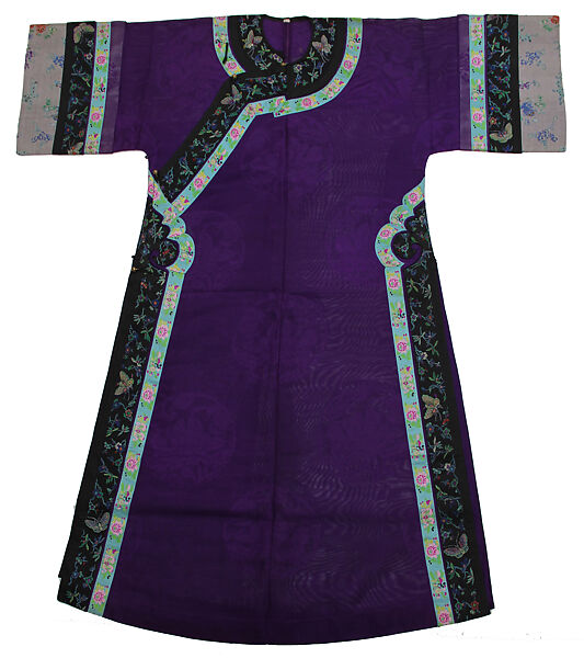 Manchu Woman's Robe, Silk, China 