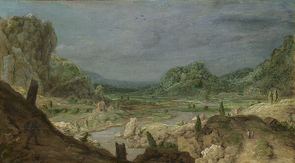 River Valley, Hercules Segers (Dutch, ca. 1590–ca. 1638), Oil on panel 