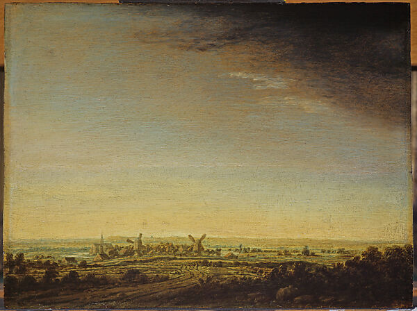 View of Wageningen from the Northeast, Hercules Segers (Dutch, ca. 1590–ca. 1638), Oil on panel 
