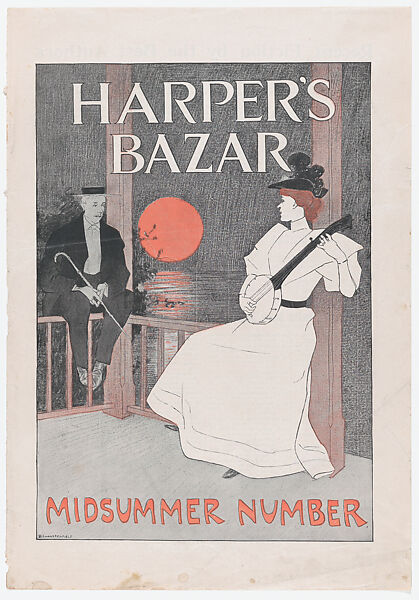 Harper's Bazar: Midsummer Number, Edward Penfield (American, Brooklyn, New York 1866–1925 Beacon, New York), Lithograph 