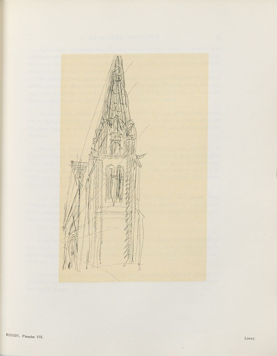 Les cathédrales de France, Auguste Rodin (French, Paris 1840–1917 Meudon)