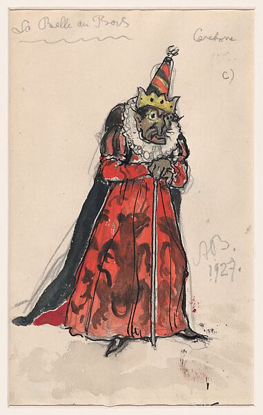 Alexander Benois | Design for the Costume of Carabosse (Wicked