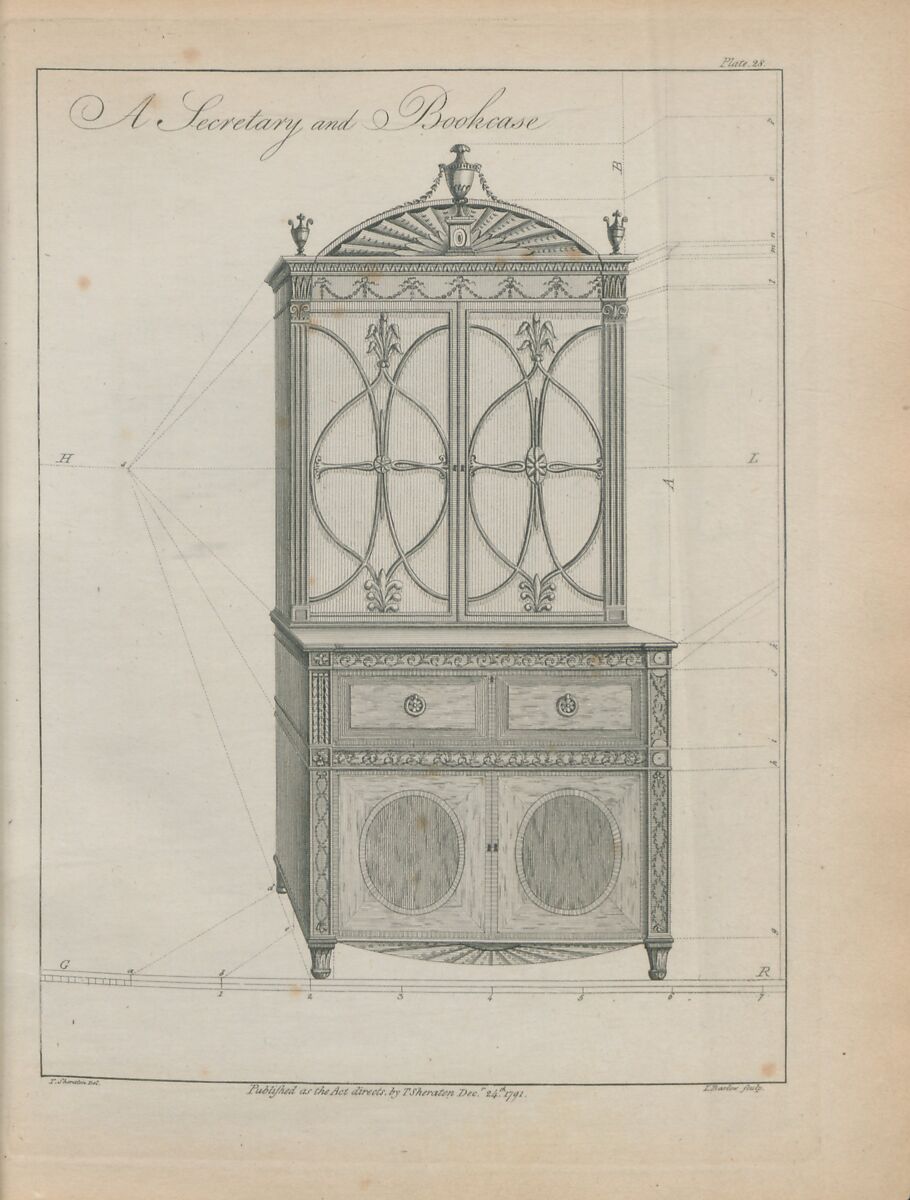 The cabinet-maker and upholsterer's drawing-book, in three parts, Thomas Sheraton (British, Stockton-on-Tees 1751–1806 London)