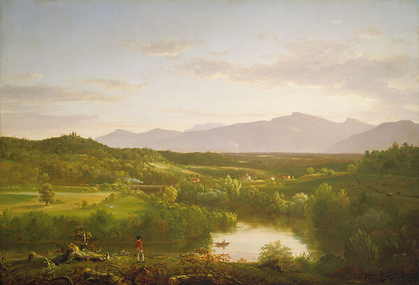River in the Catskills, Thomas Cole (American, Lancashire 1801–1848 Catskill, New York), Oil on canvas, American 