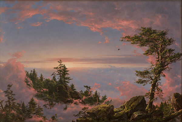 Above the Clouds at Sunrise, Frederic Edwin Church (American, Hartford, Connecticut 1826–1900 New York), Oil on canvas, American 
