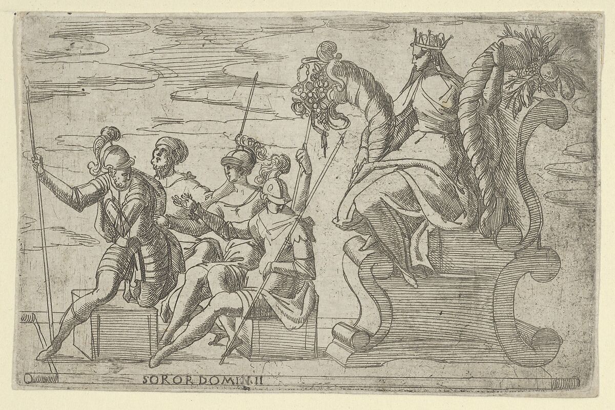 Soror Domin Il, Anonymous, Italian, 16th century, Etching 