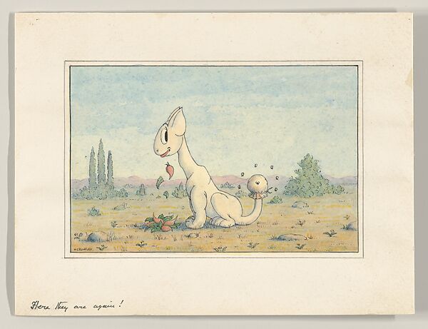 Here they are again!, possibly a "Wigglemuch" design, Herbert E. Crowley (British, Eltham, Kent 1873–1937 Ascona, Switzerland), Watercolor, pen and ink 