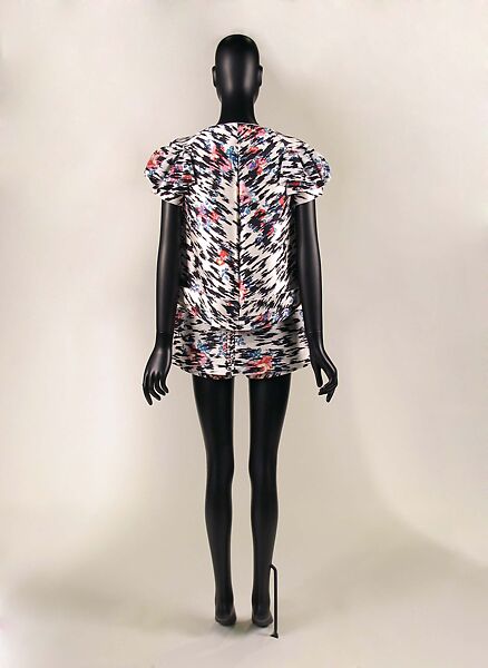 Ensemble, House of Balenciaga (French, founded 1937), (a, b) silk (exterior fabric and lining); polyamide and elastane (interior fabric), French