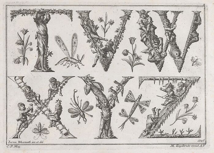 Decorated Roman alphabet