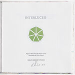 Interluceo, Helen Hiebert (American, born 1965), Artist book of handmade abaca and cotton papers with watermarks and papercut illustrations. Two paper cuts with abaca and cotton paper by Béatrice Coron. 