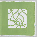 Interluceo, Helen Hiebert (American, born 1965), Artist book of handmade abaca and cotton papers with watermarks and papercut illustrations. Two paper cuts with abaca and cotton paper by Béatrice Coron. 