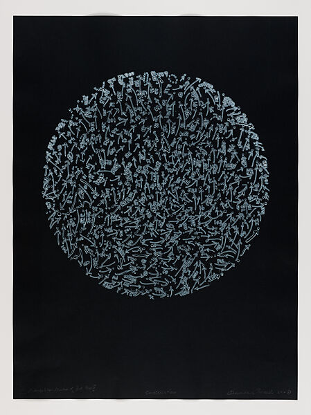 Constellations, Howardena Pindell (American, born Philadelphia, Pennsylvania, 1943), Open bite etching 