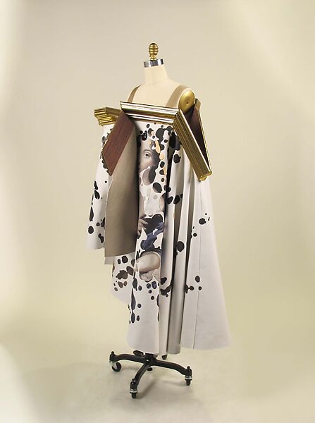 Dress, Viktor &amp; Rolf (Dutch, founded 1993), synthetic, cotton, wood, Dutch